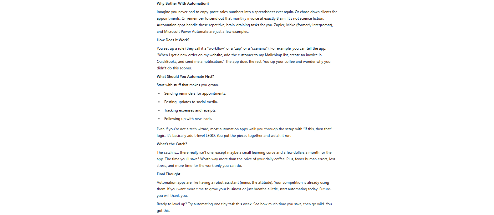 example blog post