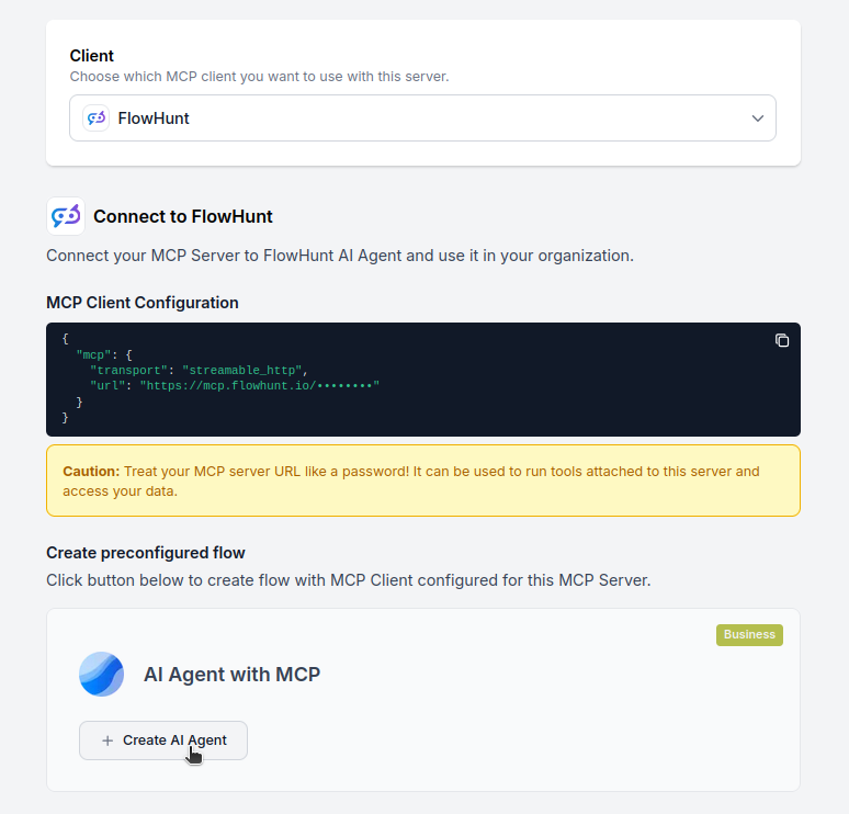 Preconfigured AI Agent flow with Odoo MCP