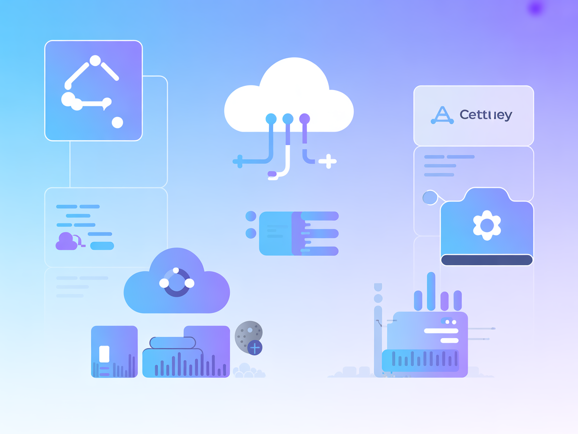 API server integration concept minimalist