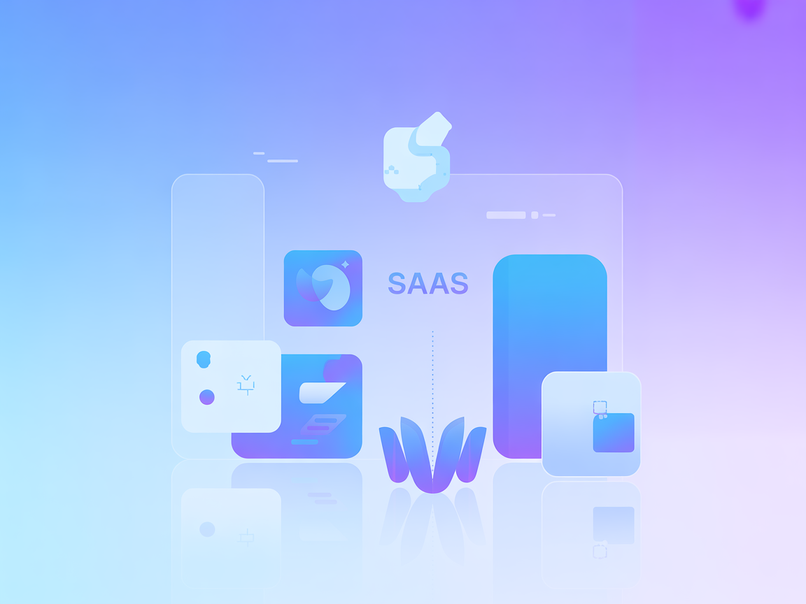 Minimalist SaaS vector for AI image and video generation