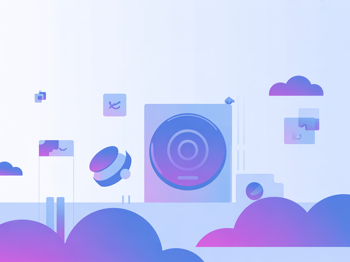 Minimalist SaaS vector illustration for database orchestration