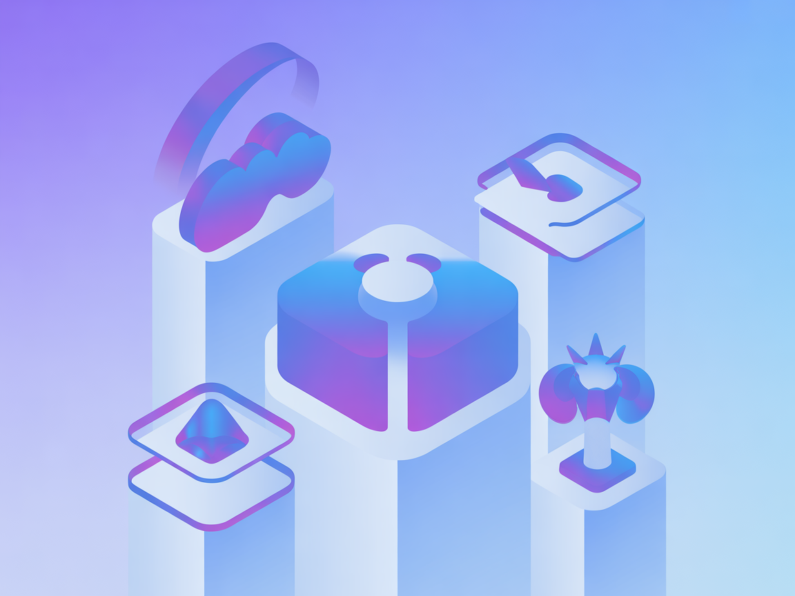 Minimalist illustration symbolizing Linear and AI integration