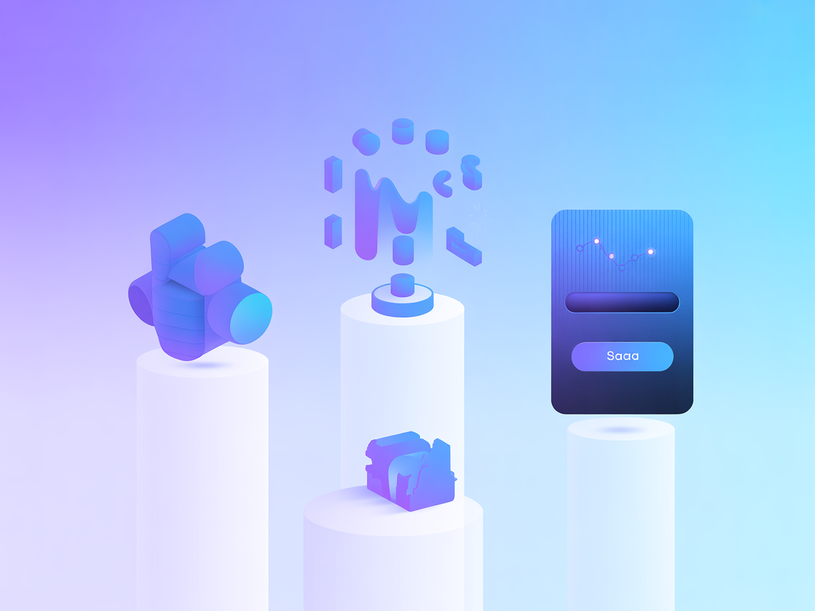 Automated threat intelligence vector illustration