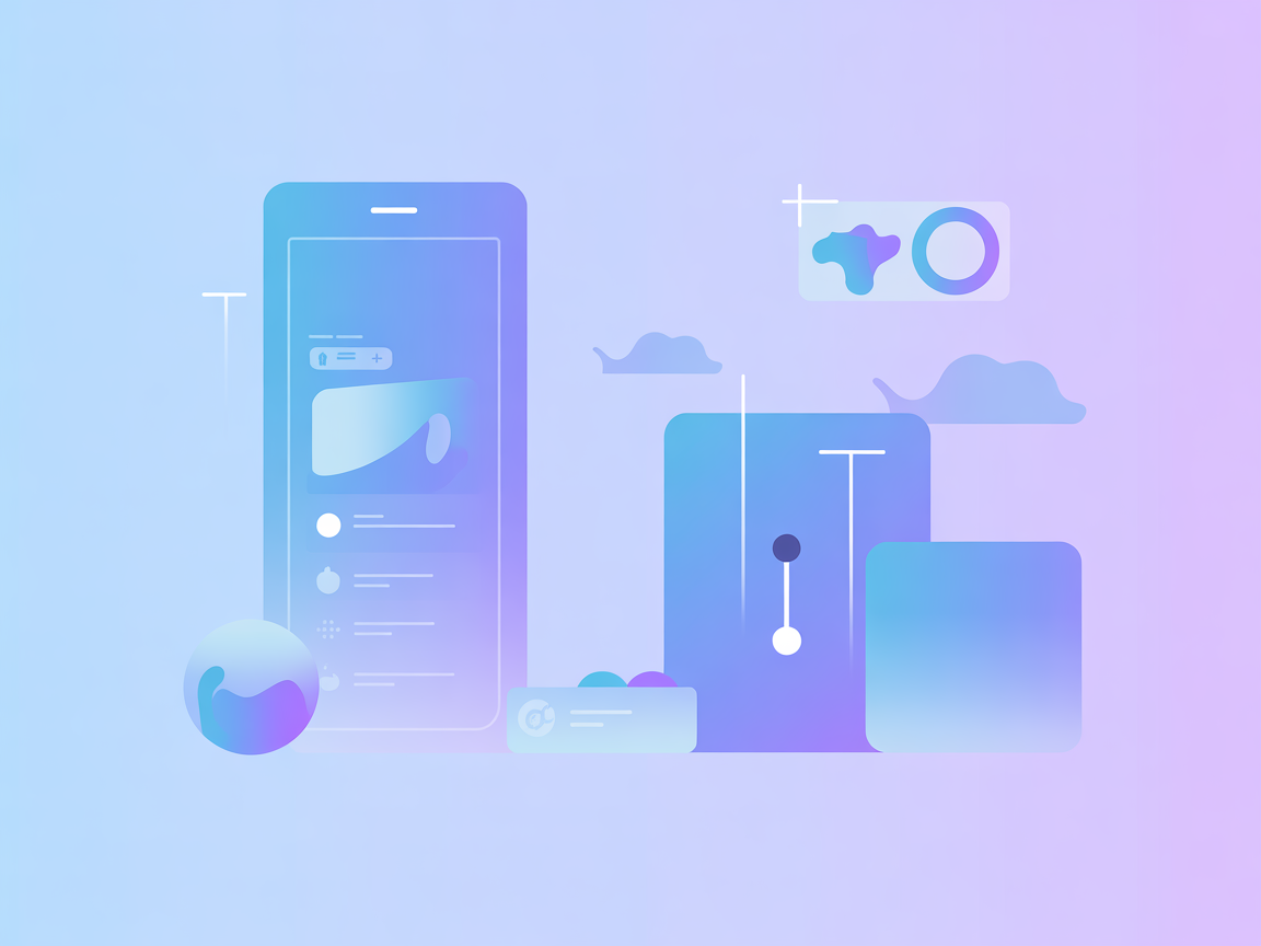 Minimalist vector image symbolizing automated document management