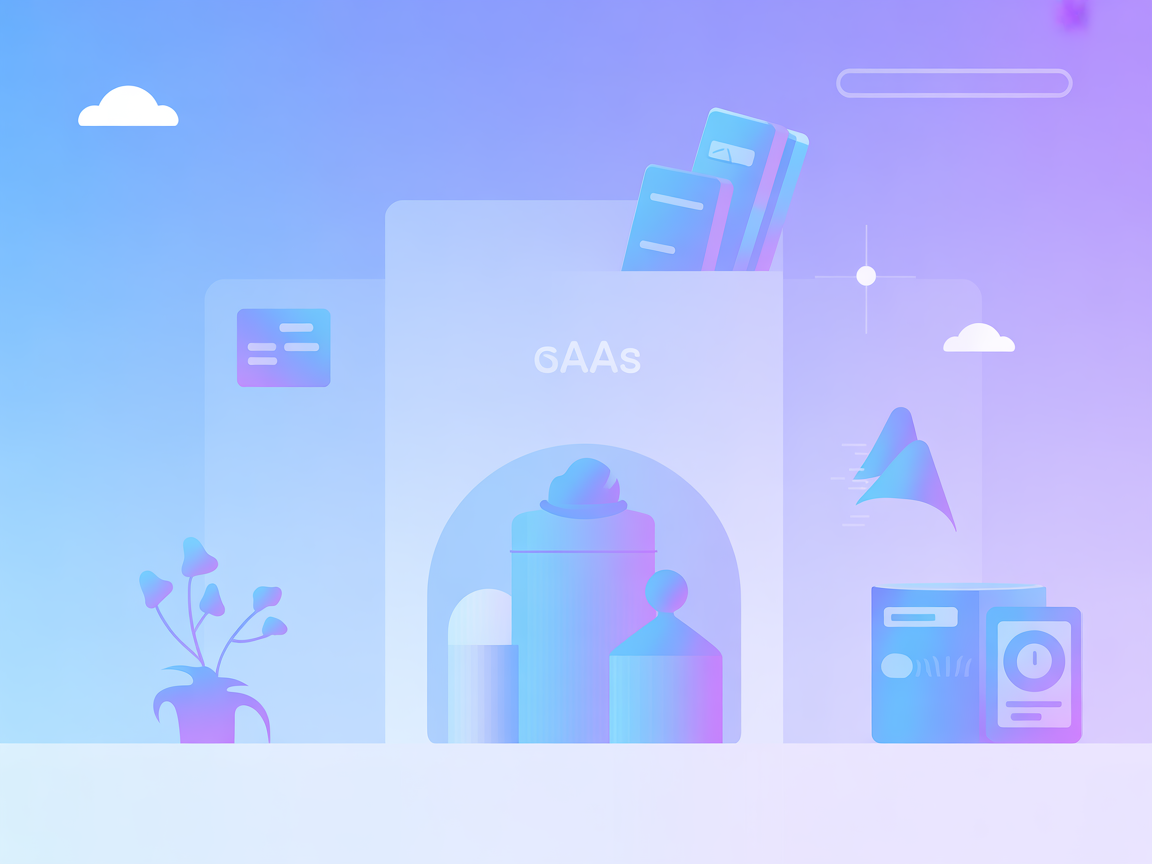 Minimalist Multi-Model AI Advisor SaaS vector illustration