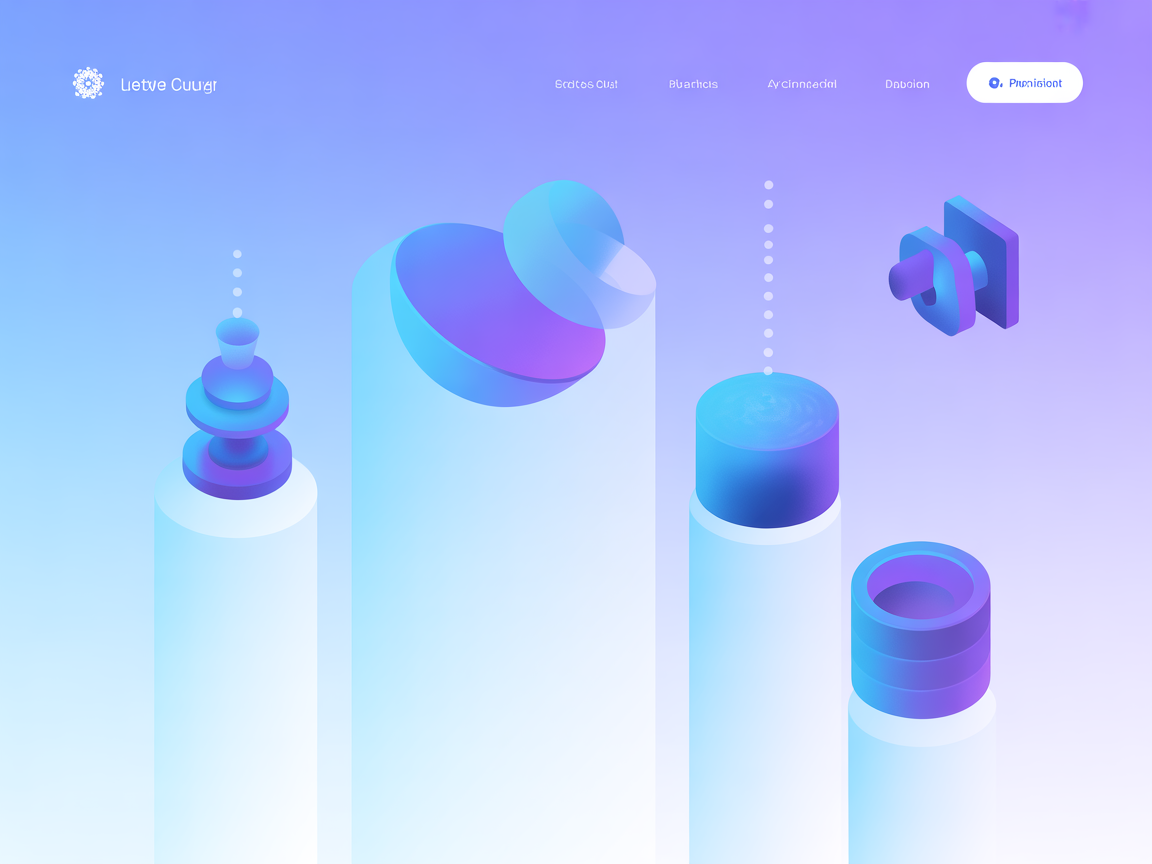 Minimalist vector image showing unified Datadog monitoring
