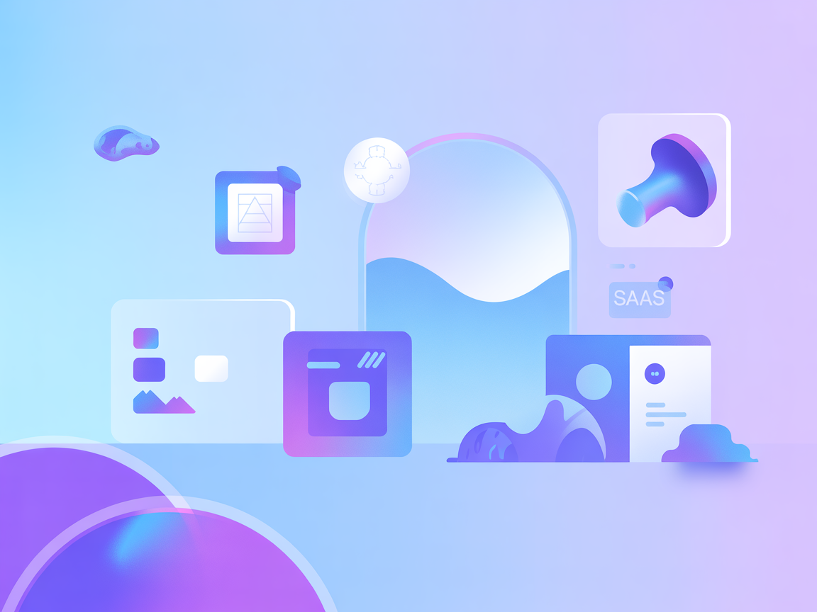 Minimalist vector SaaS-style illustration representing AI knowledge base retrieval integration