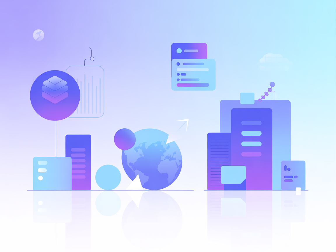 Vector graphic symbolizing semantic search and endpoint discovery