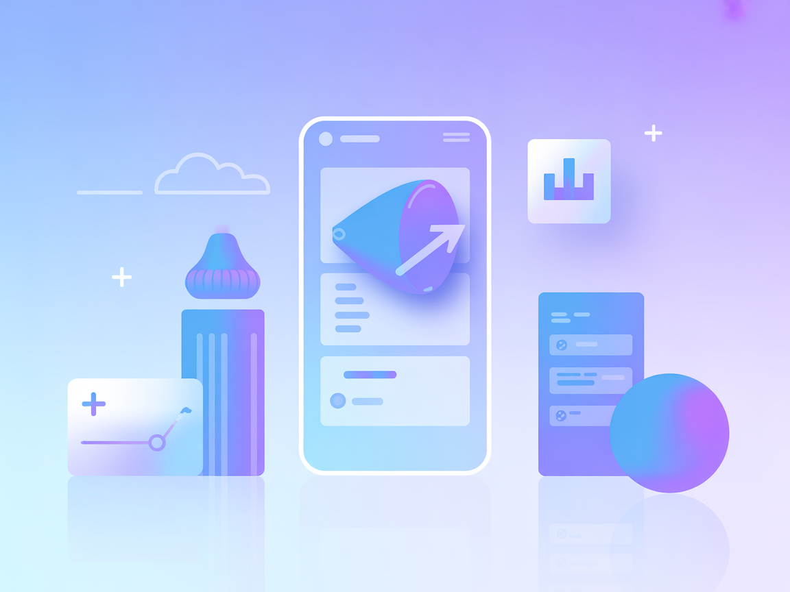 Minimalist SaaS illustration for auto-detecting databases