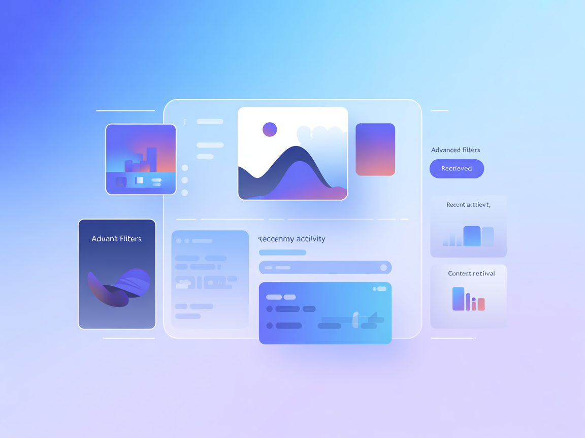 Minimalist API automation and user management illustration