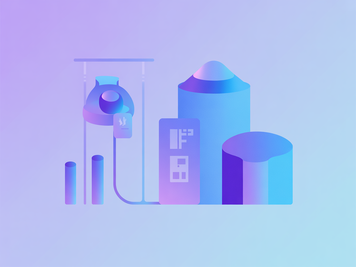 Minimalist vector showing CRM collaboration