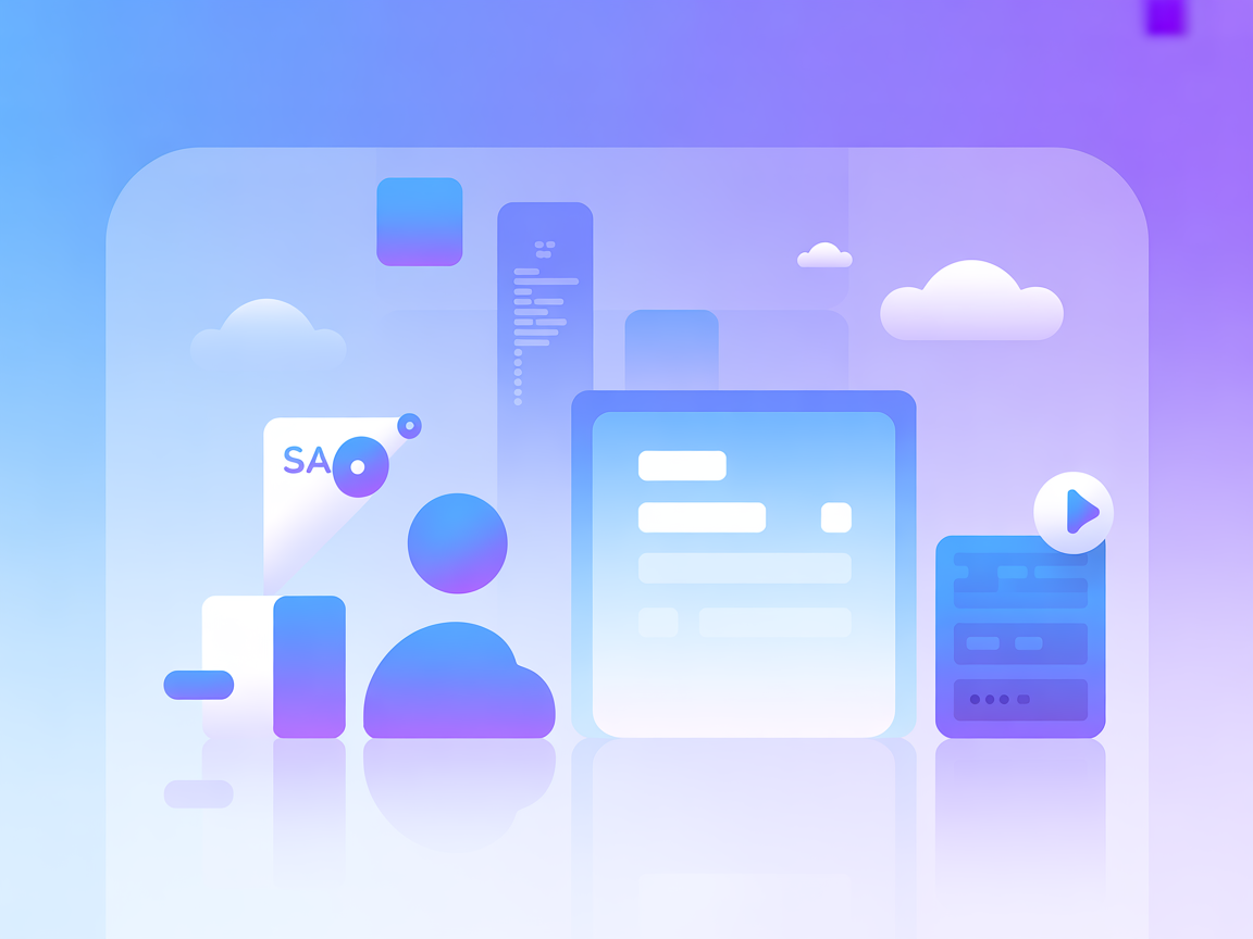 Minimalist vectorized SaaS grep integration concept illustration