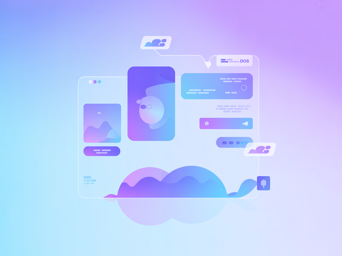 Minimalist SaaS illustration representing blockchain pool tracking