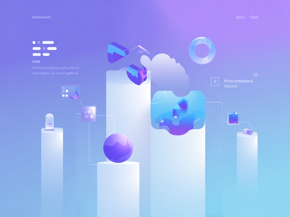 Minimalist vector showing technology lookup