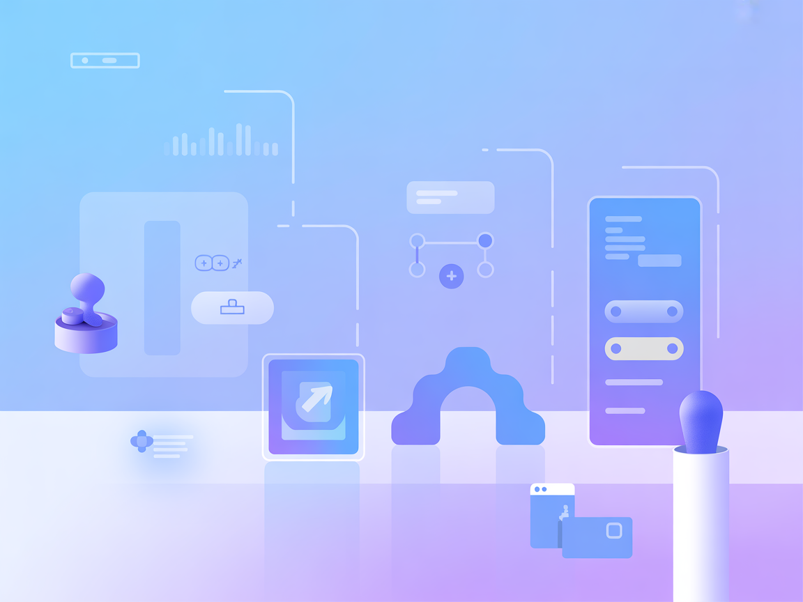 Minimalist vector showing AI assistant integration with Spring Initializr MCP