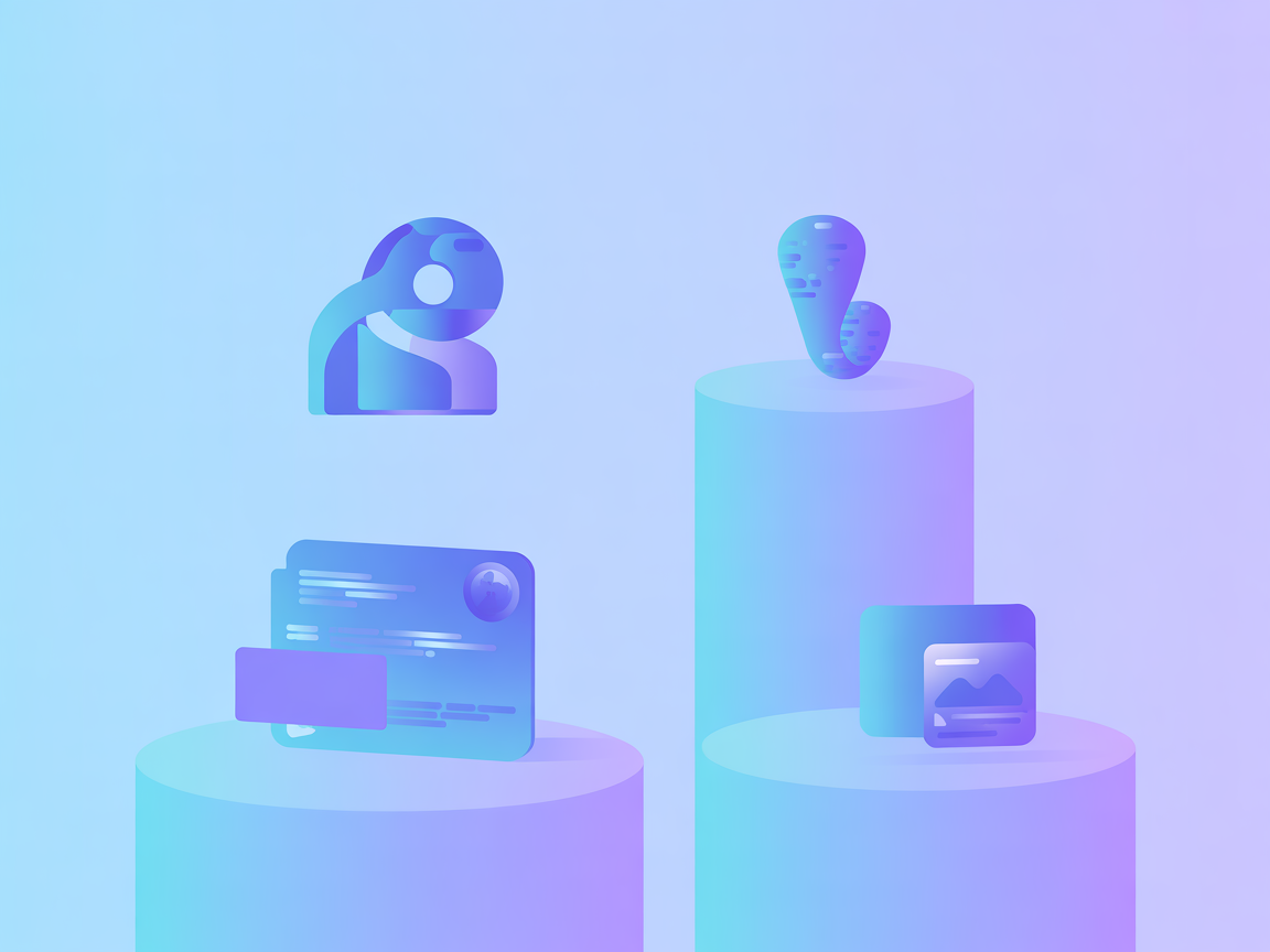 Vector SaaS illustration with analytics and monitoring symbols