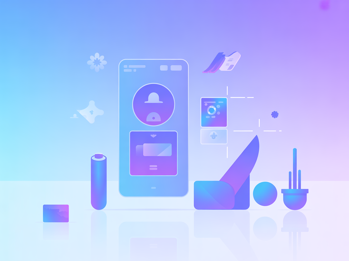Minimalist vector illustration representing decentralized identity and SaaS integration