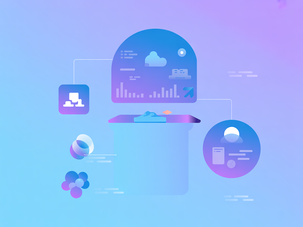 Vector image of scalable API infrastructure