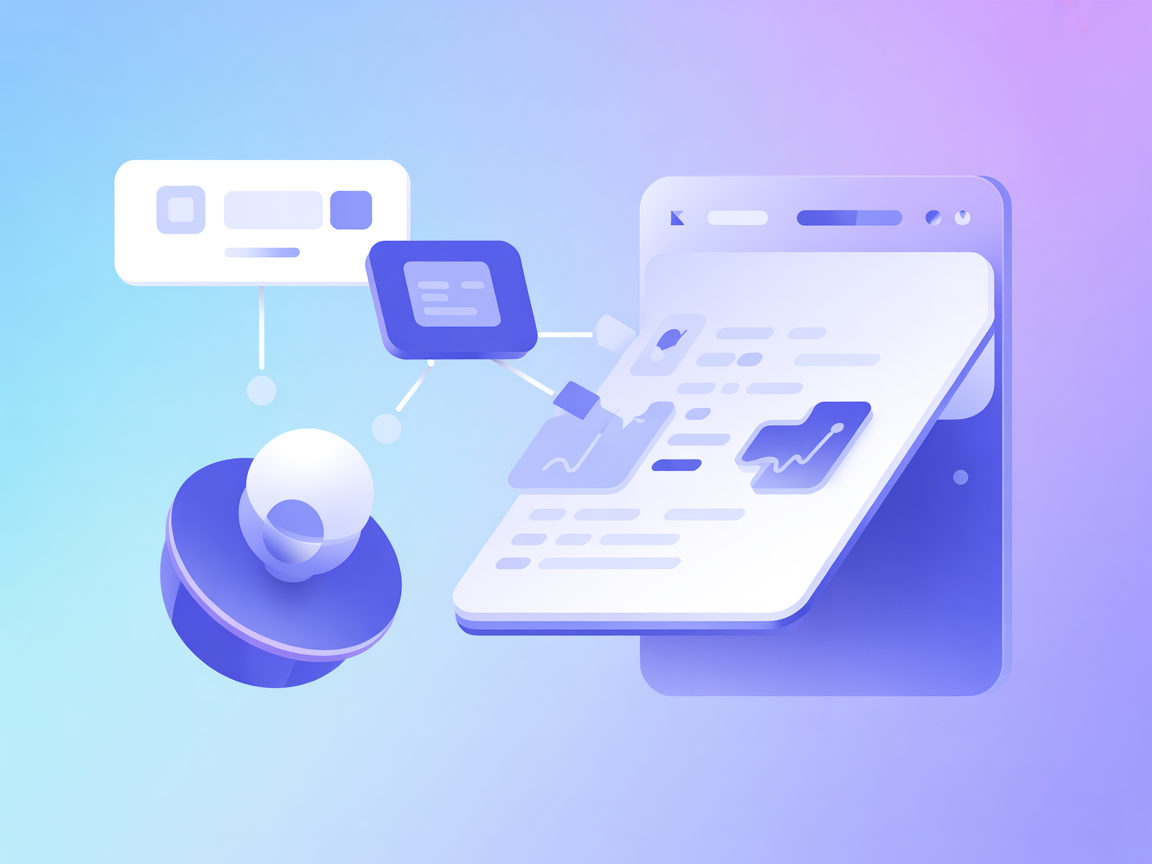 Vector image of organizing and searching digital books