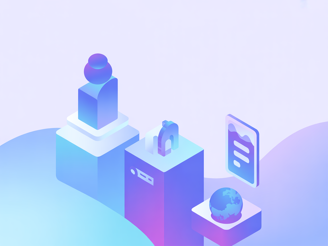 Minimalist Telegram group management vector illustration