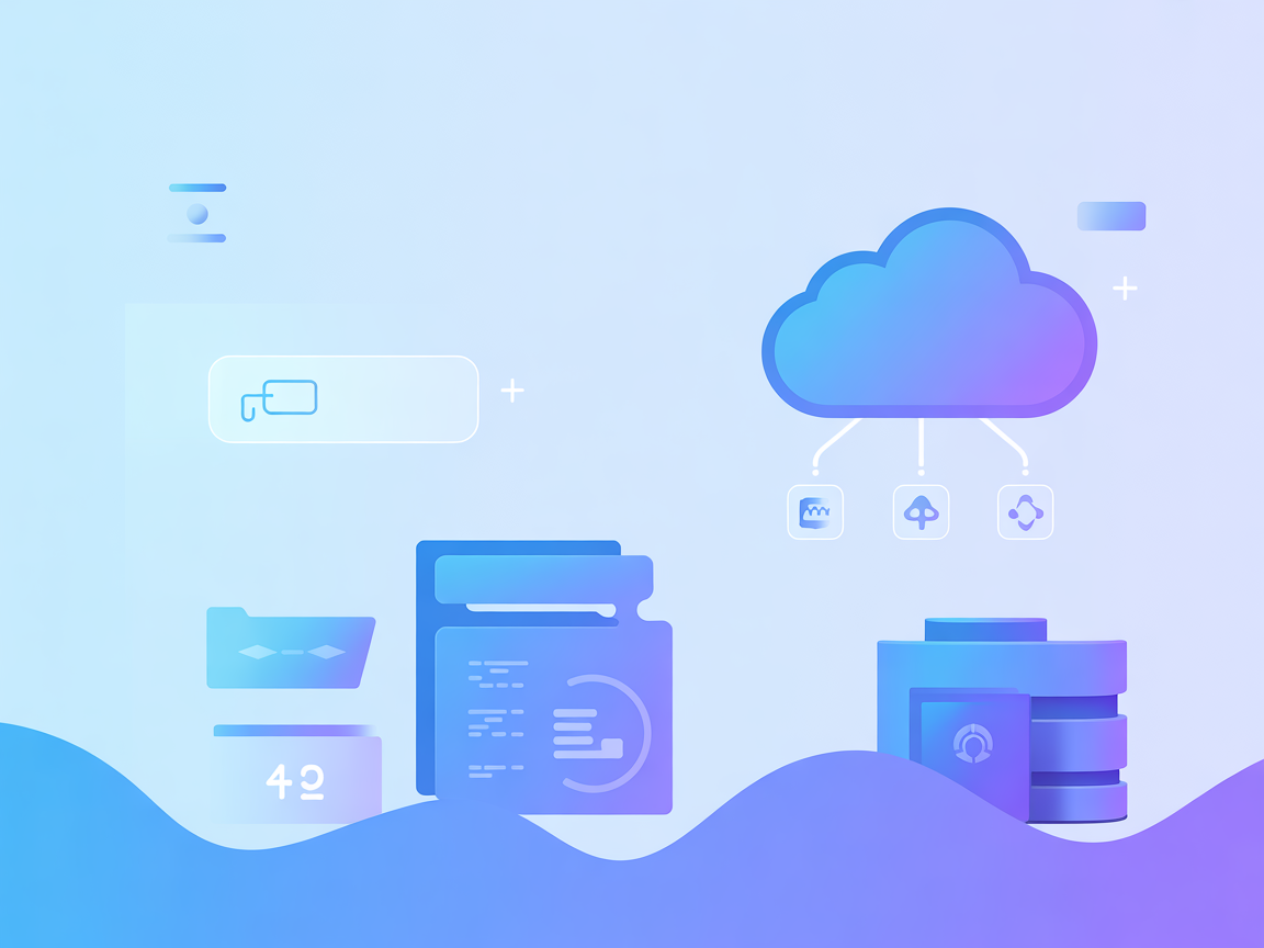Minimalist Athena query status and dashboard illustration
