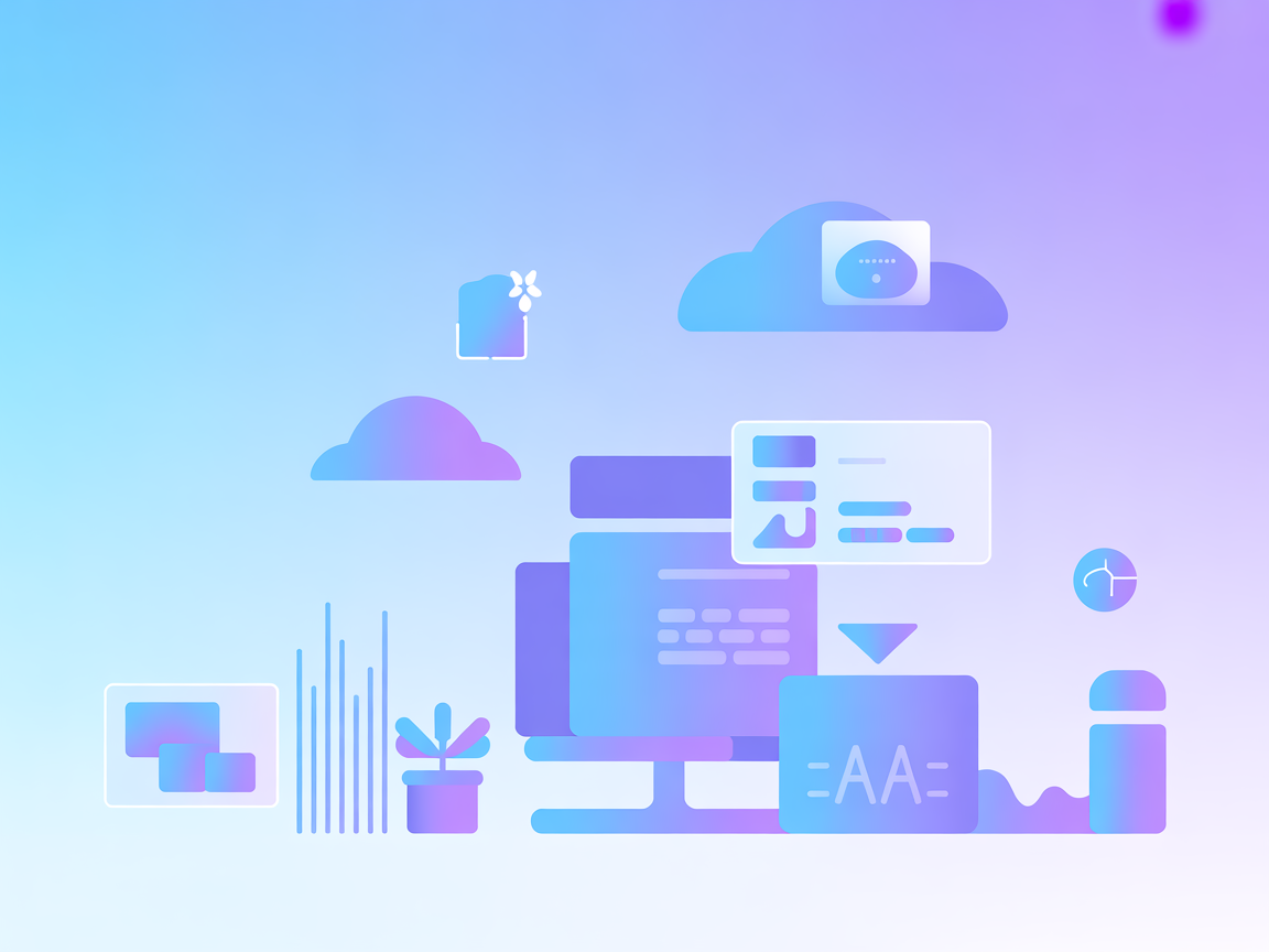 Vector icon for flexible cloud deployment