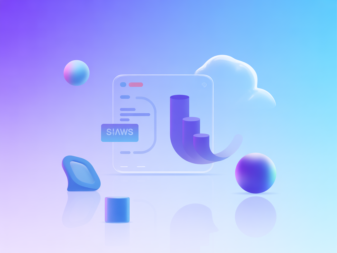 Minimalist vector showing secure and simple installation