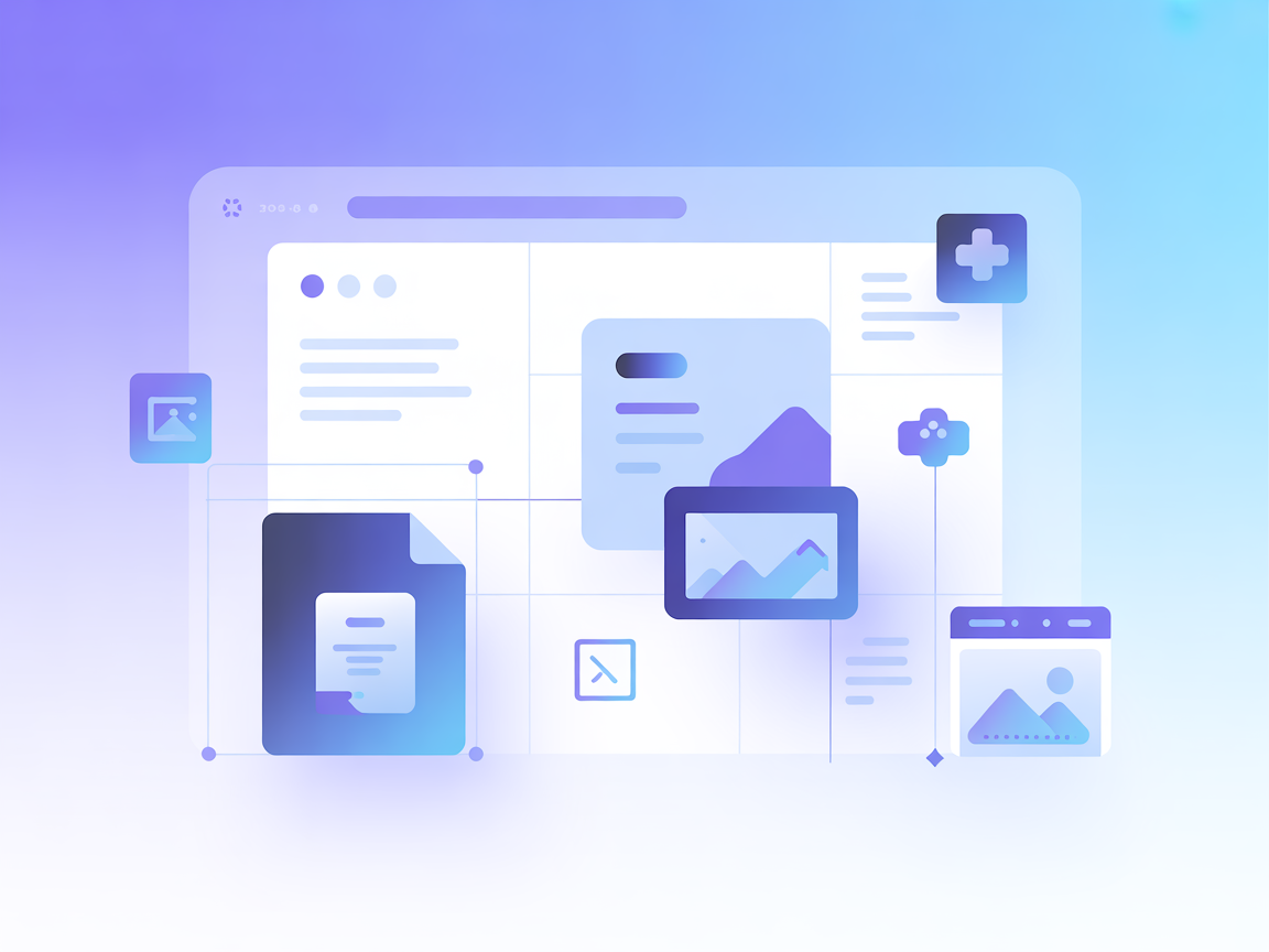 Minimalist illustration showing conversion of files and web content to markdown