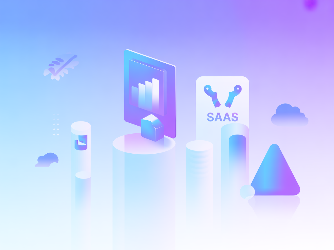 Minimalist illustration with symbols for templates and customization