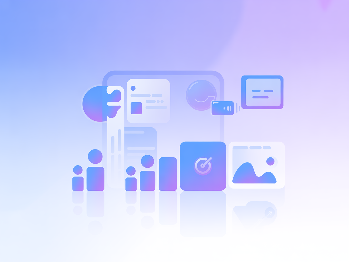 Minimalist automation and connection icons for PLC integration