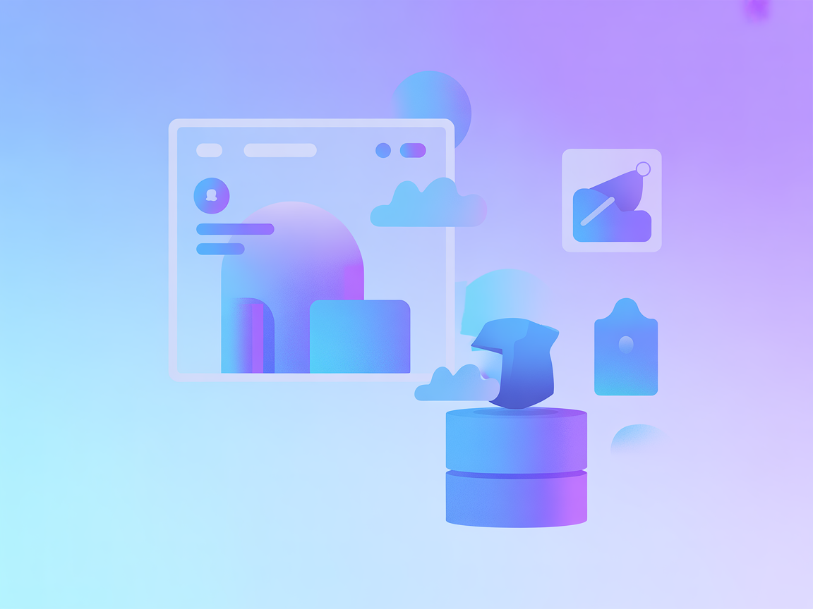 Minimalist vector illustration representing MATLAB script automation and integration