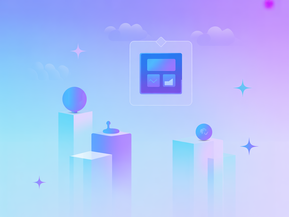 Minimalist vector showing AI assistant integration with financial servers