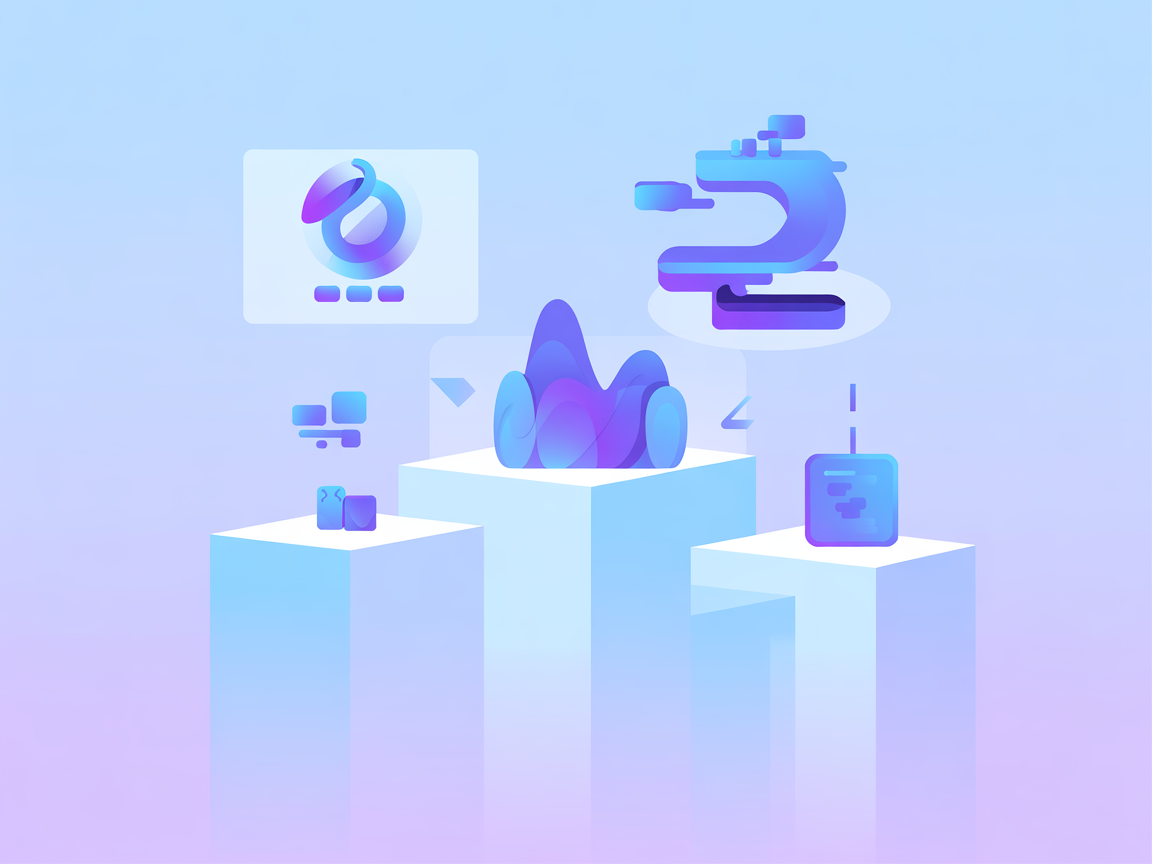 Vector illustration of automated Redis management with cloud database icons