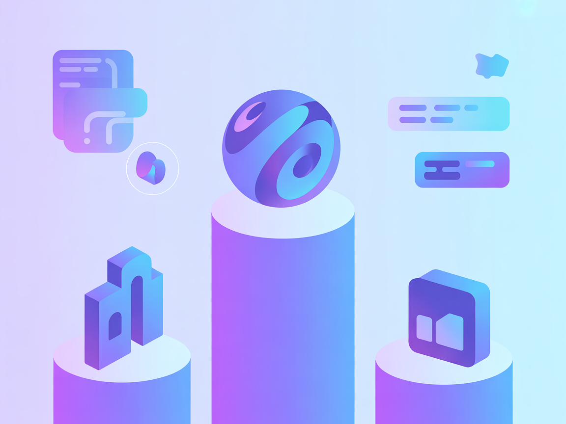 Minimalist SaaS vector showing alert symbols and visitor center icons