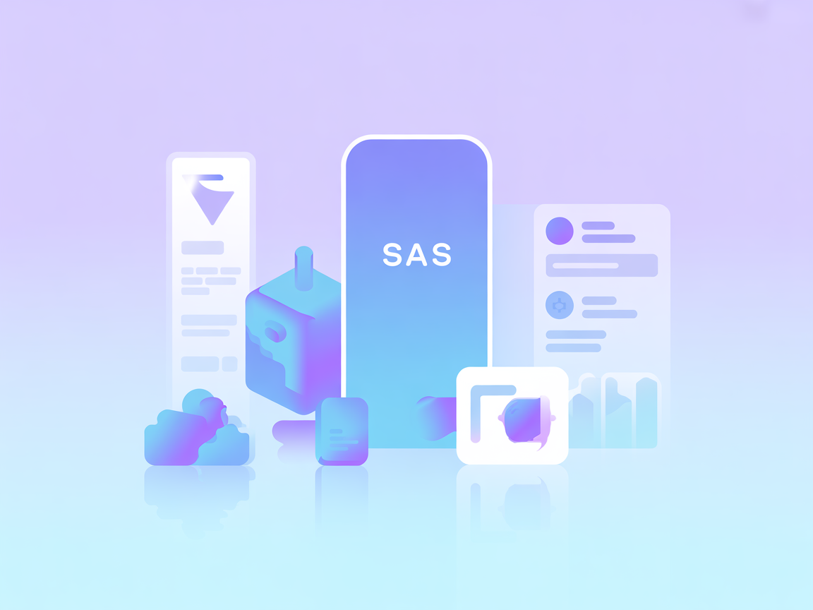 Vector icon set showing cloud connectors for SaaS and knowledge ingestion