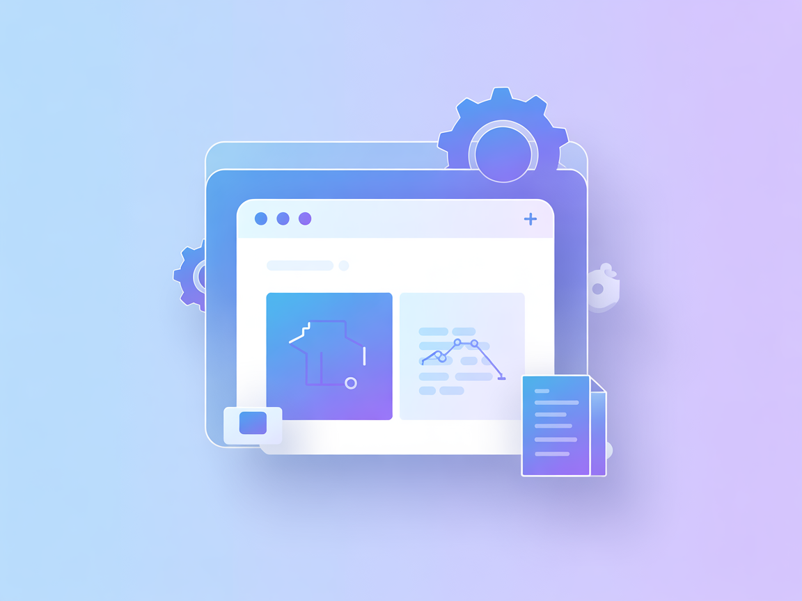 Magnifying glass, cloud, and networked nodes for web discovery