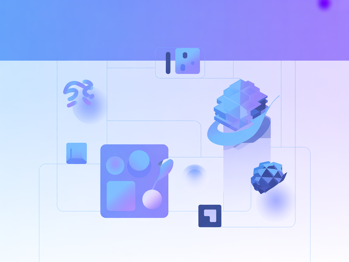 Minimalist illustration of cloud setup and integration with multiple devices