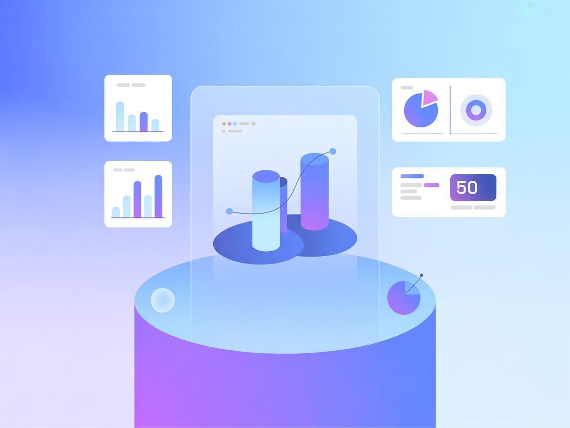 Minimalist vector image showing chart image download and export automation