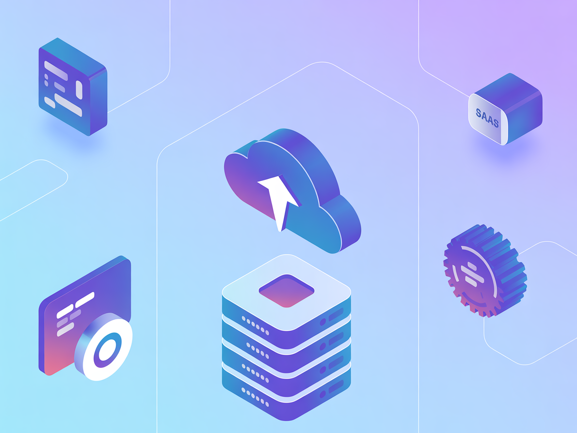 Vector illustration for server integration and AI assistant connectivity