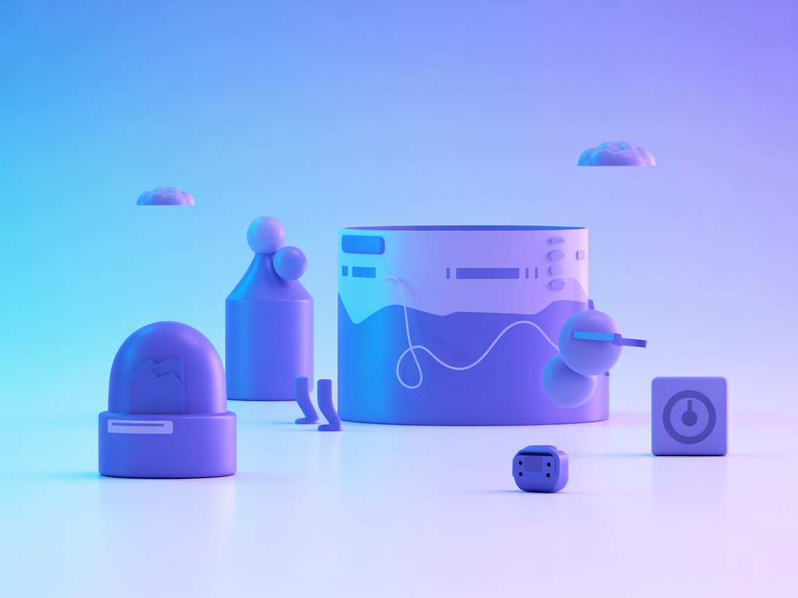 Minimalist vector showing digital currency transfer and blockchain connectivity