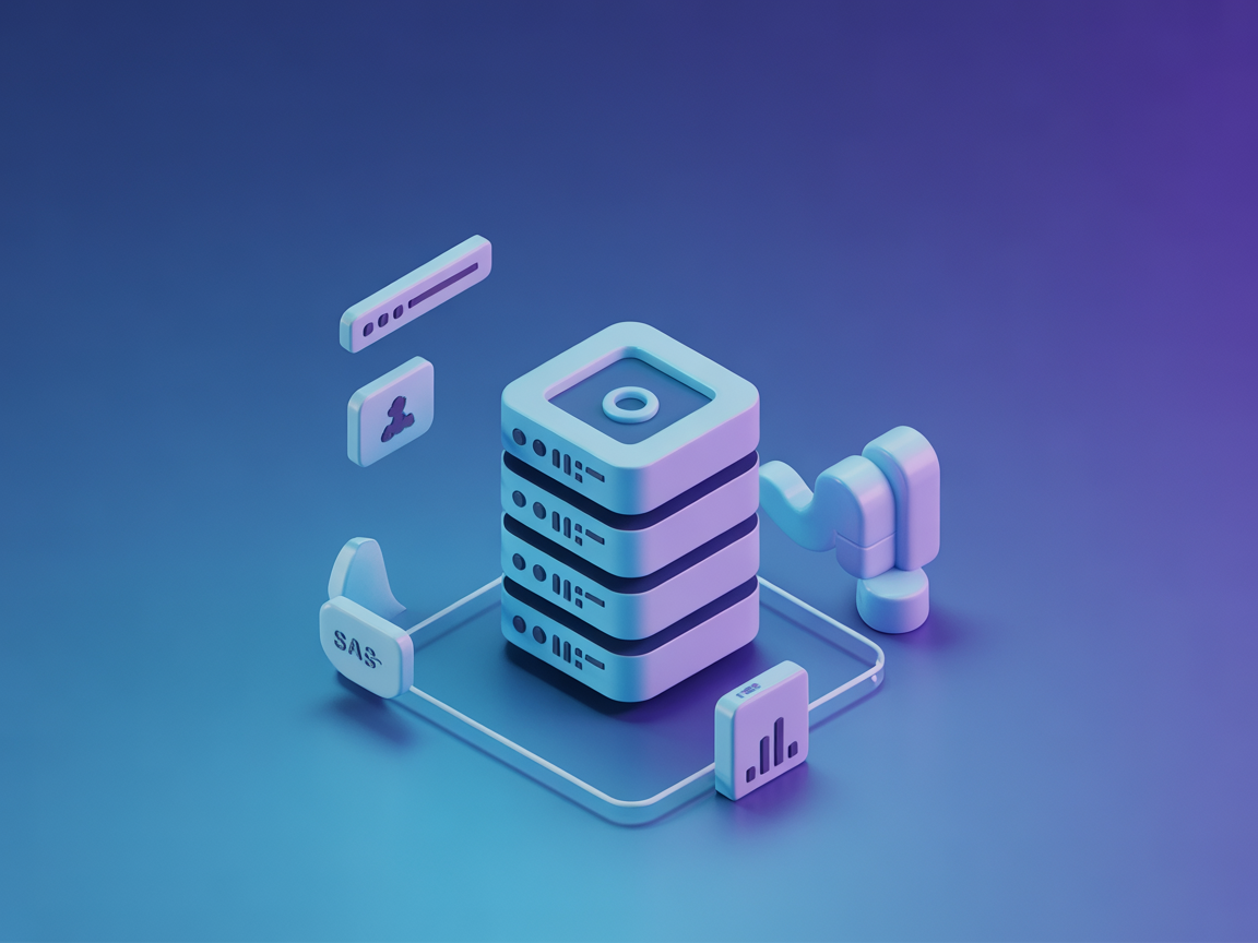 Minimalist illustration of server integration and configuration