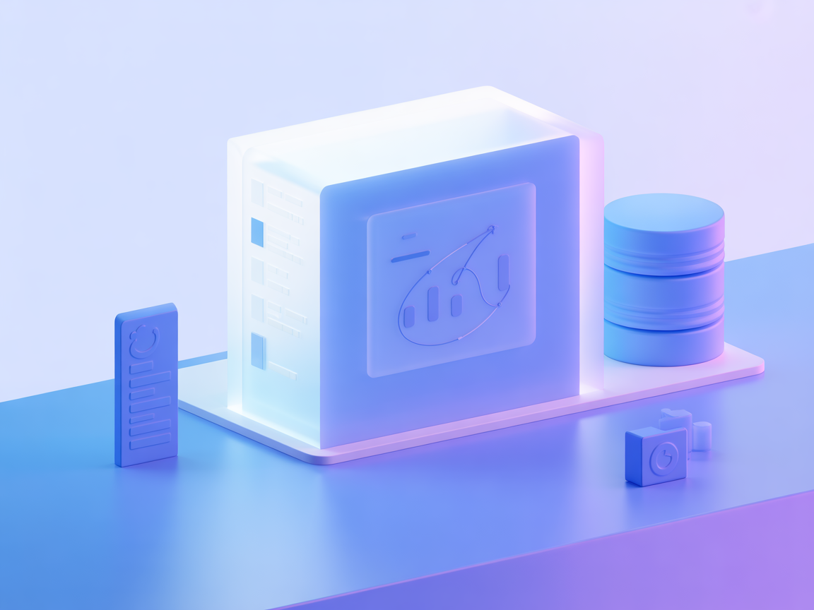 Minimalist SaaS integration with Google Analytics symbols