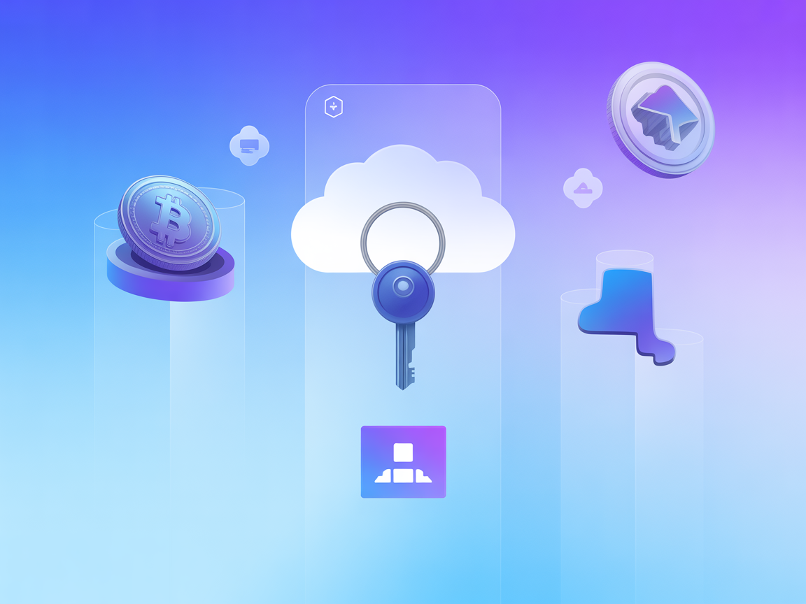 Minimalist scene with open-source, code, and collaboration symbols