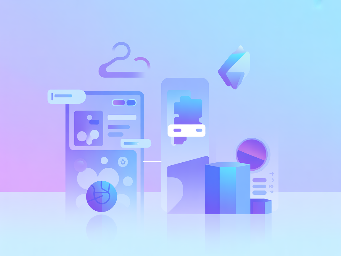 Secure scalable data SaaS illustration