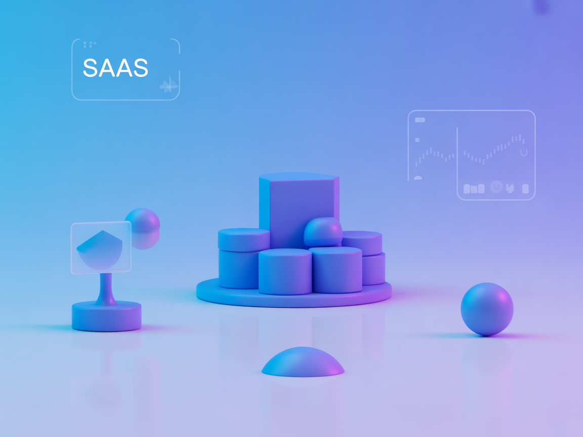Abstract vector showing secure cloud connections