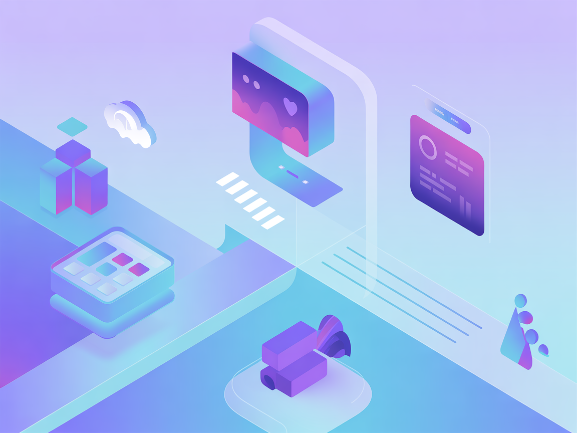 Minimalist vector illustration representing goal story AI integration