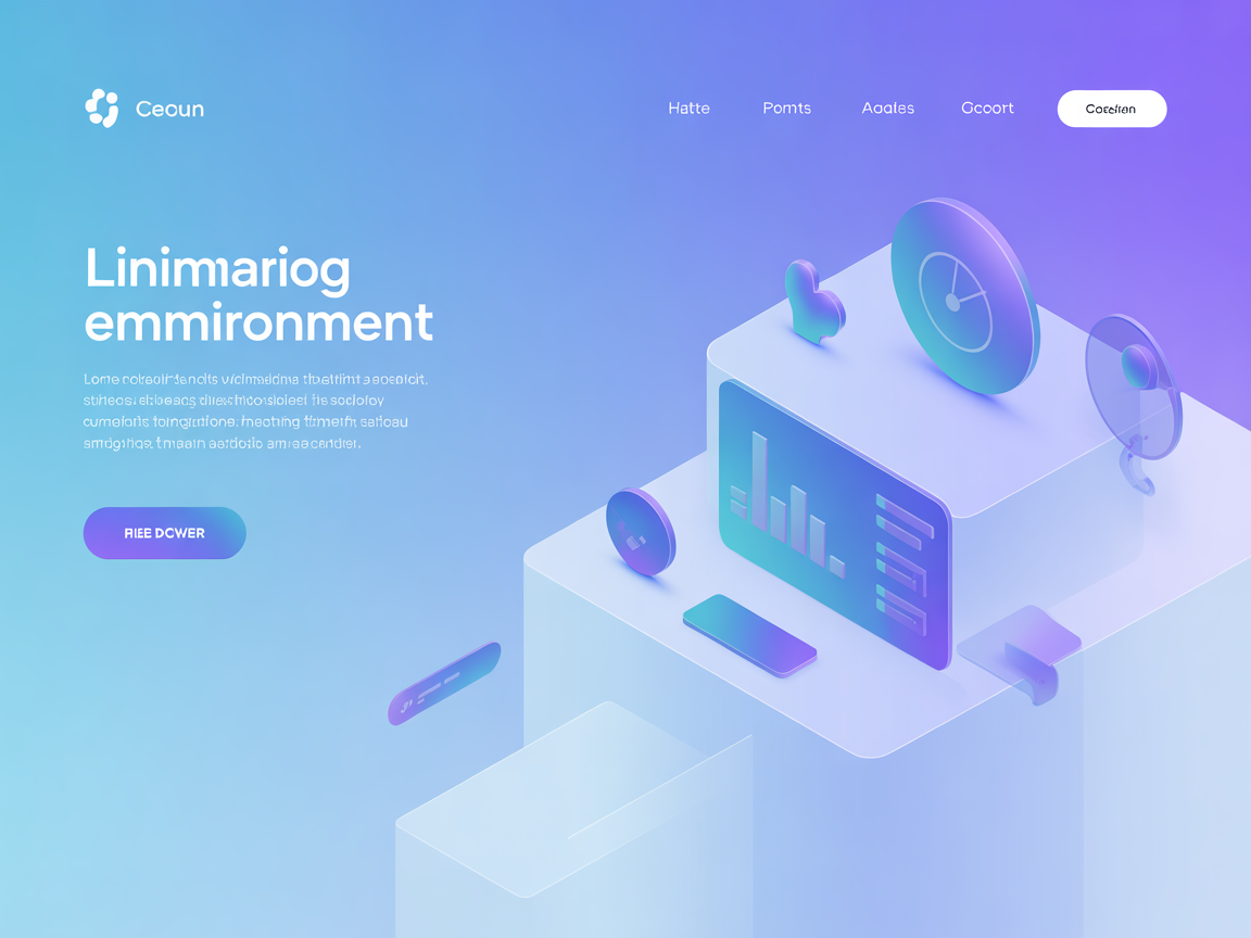 Minimalistic vector illustration representing MCP Compass integration with AI assistants