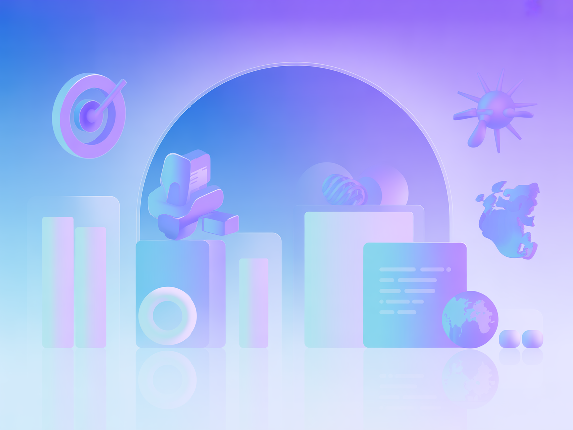 Minimalist vector SaaS illustration representing model verification and AI workflow