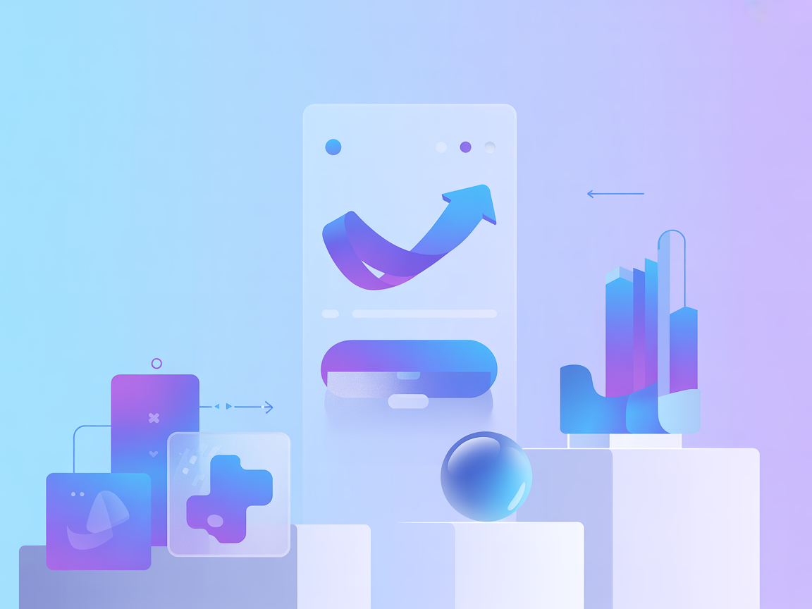 Vector illustration of multi-model AI and real-time data flow