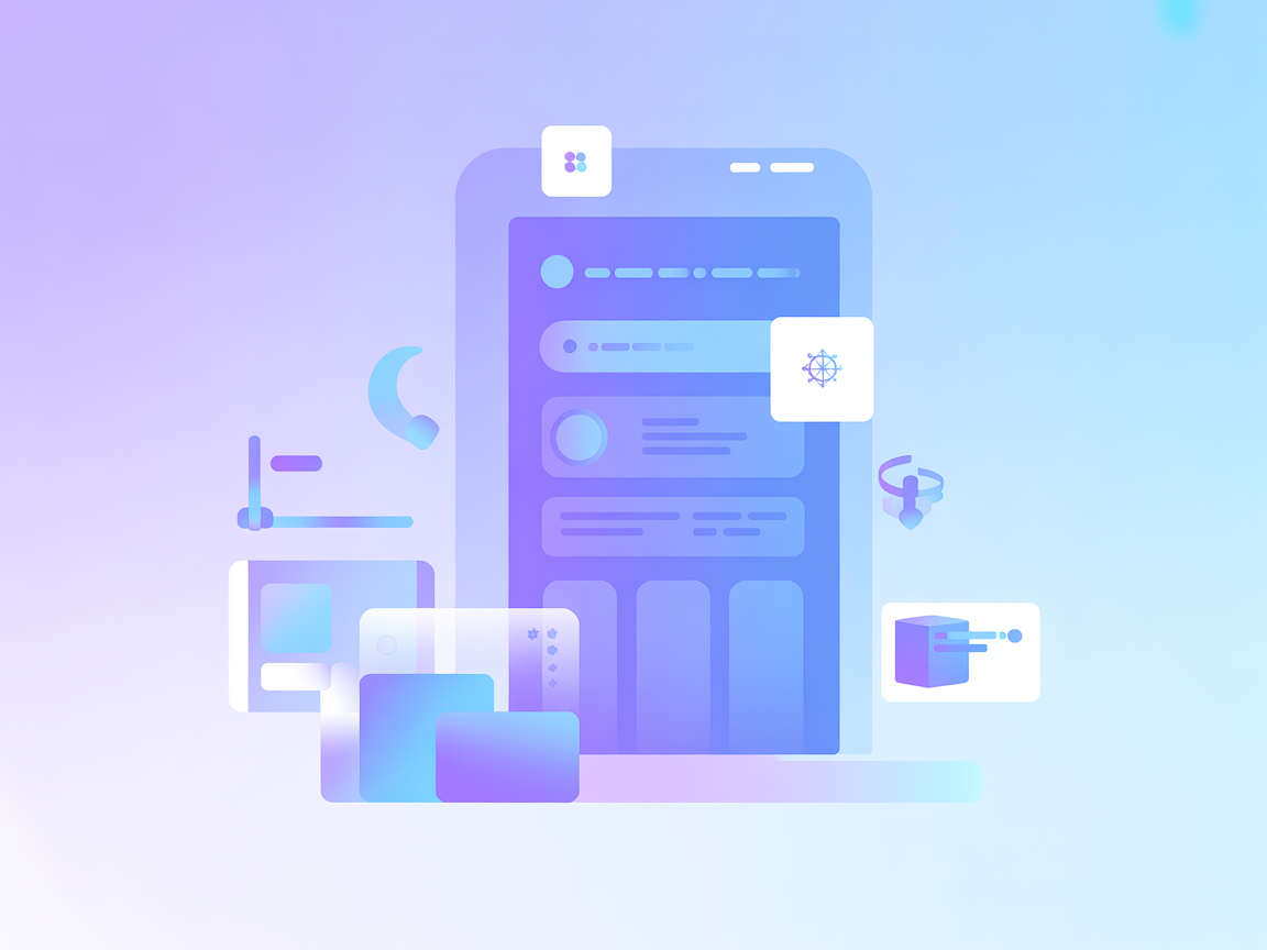Vector icons showing CI/CD pipelines and AI connections